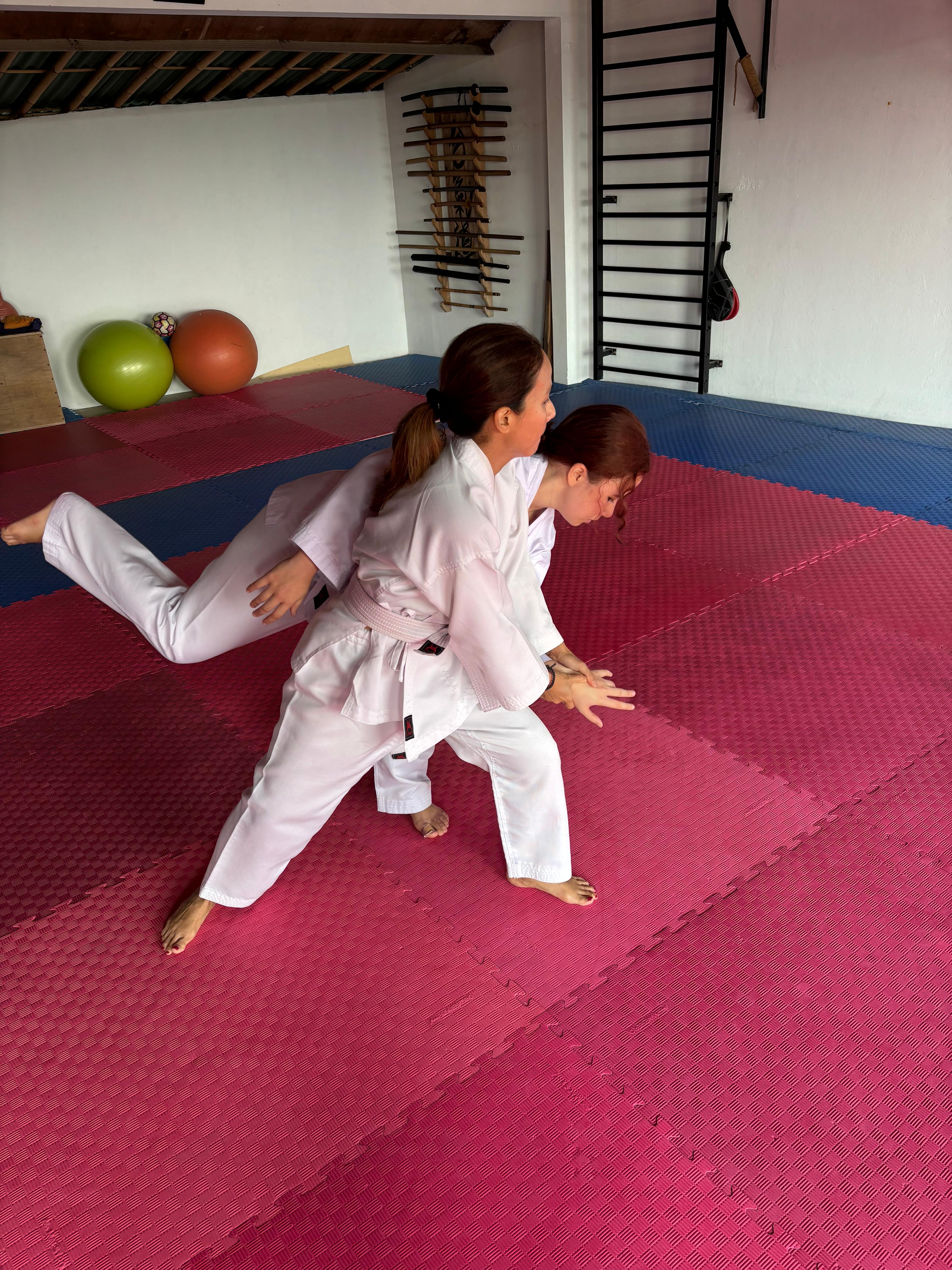 Adult Aikido practitioner